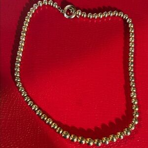 Ralph Lauren Gold Bead Necklace